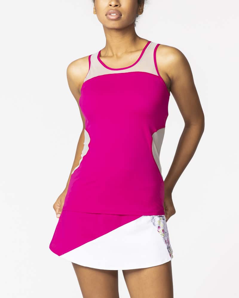 Amelia Tops In Pink — Lādē Tennis